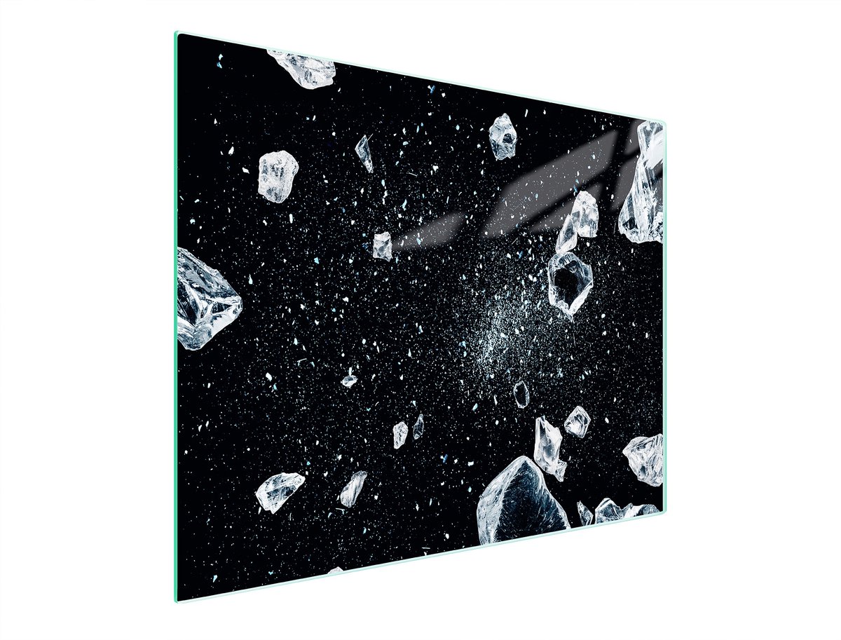 TMK ArtDeko - Snijplank - 52x30 cm - Glas - Lód