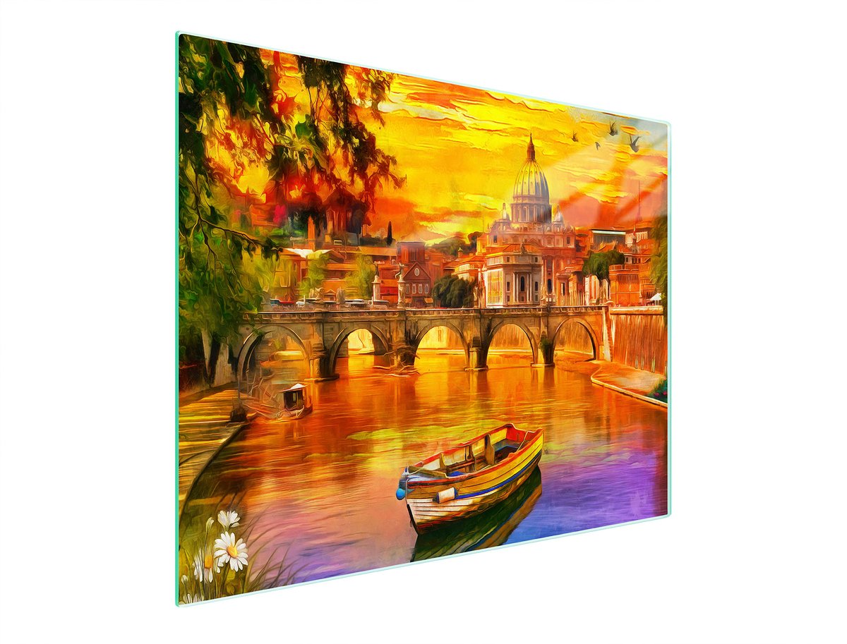 TMK ArtDeko - Snijplank - Glas - 52x30 cm - Hittebestendig