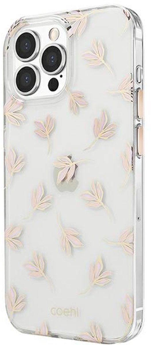 UNIQ Coehl Fleur Serie - Telefoonhoesje - iPhone 13 Pro Max - Rood - Elegant ontwerp