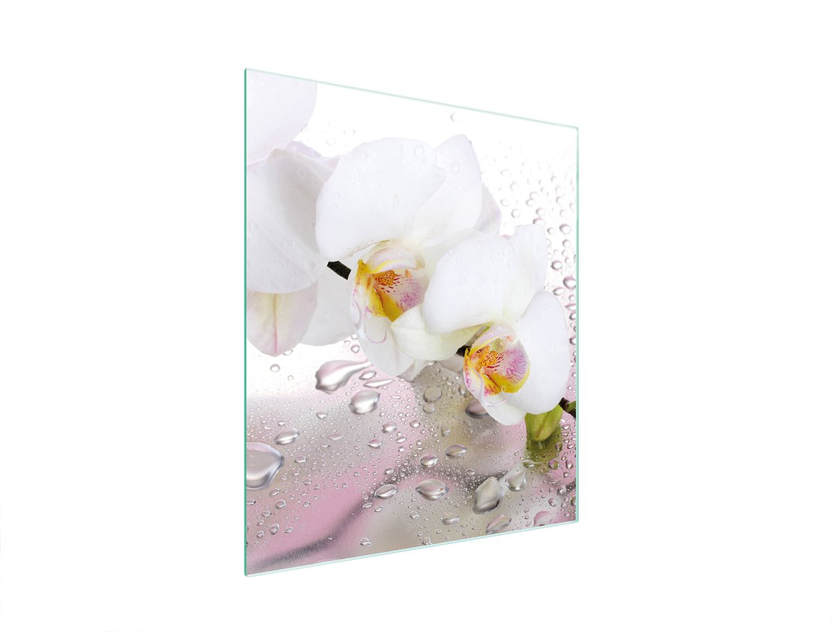 TMK ArtDeko Orchidea - Snijplank - 45x52 cm - Glas - Veelzijdig