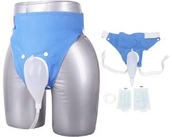 Draagbare Urine Bag 1000ML 2000ML Tailleband Urine Incontinentie Broek Urine Collector met Plas Katheter Duct voor Mannen Ouderen Bedridden