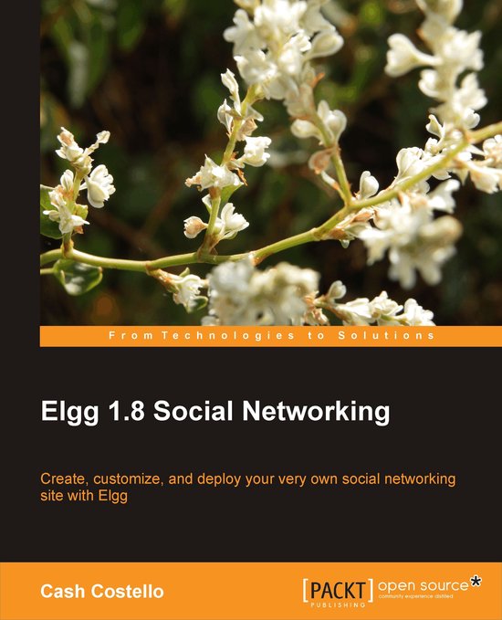 Elgg 1.8 Social Networking - cover