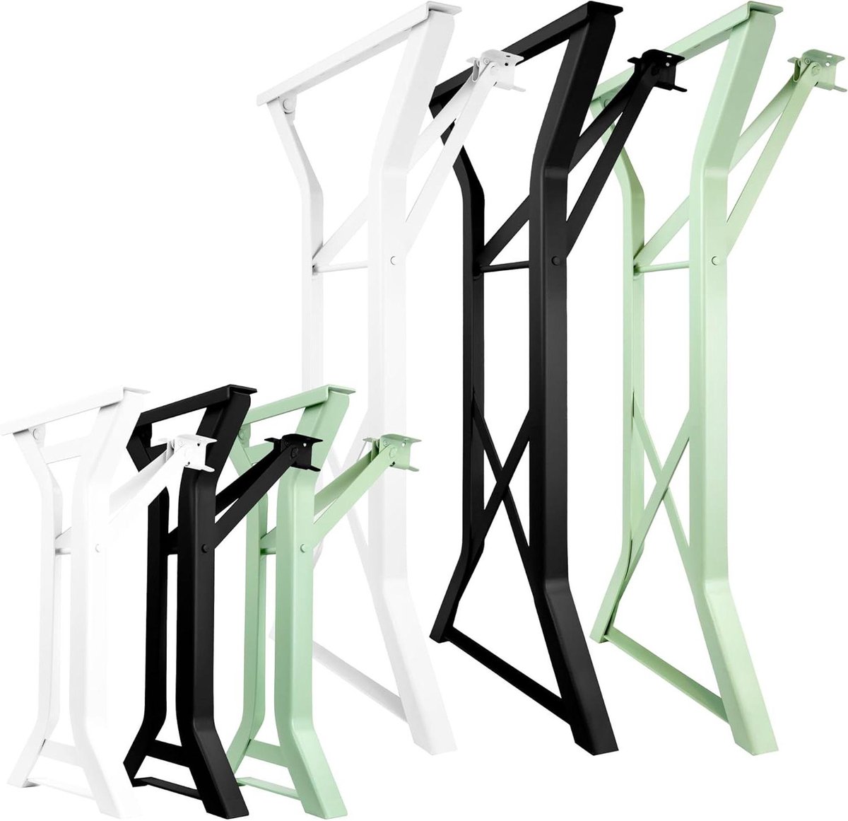 Bankframes Y-vorm - Zitframe Onderstel - Zelf meubels maken - Inklapbaar en stabiel - 43 x 23 cm - Wit
