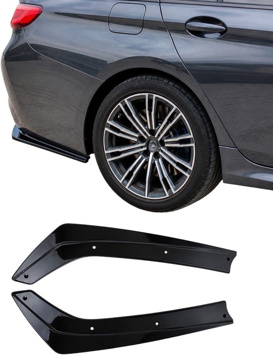 Achterbumper Lip Spoiler Splitter Geschikt voor BMW G20 G28 Zijopening Uitlaat Cover 2019-2022