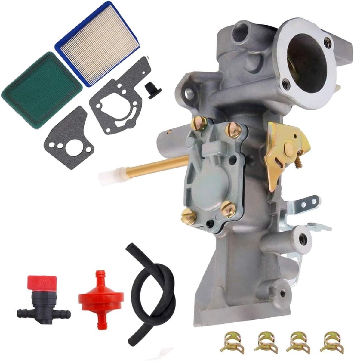 Carburateur met Luchtfilter - Motoronderdeel Grasmaaier - Motoren Onderhouden - Directe Vervanging - 9072 g - Zwart