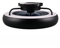 Plafondventilator | 40 cm | plafond ventilatoren | LED | zwart | kunststof | modern functioneel design