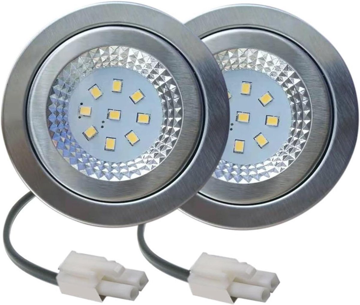 Afzuigkap Lamp - Keukenlamp Rookafzuiger - Koken Verlichten - Energiezuinig LED - 68 mm - Wit