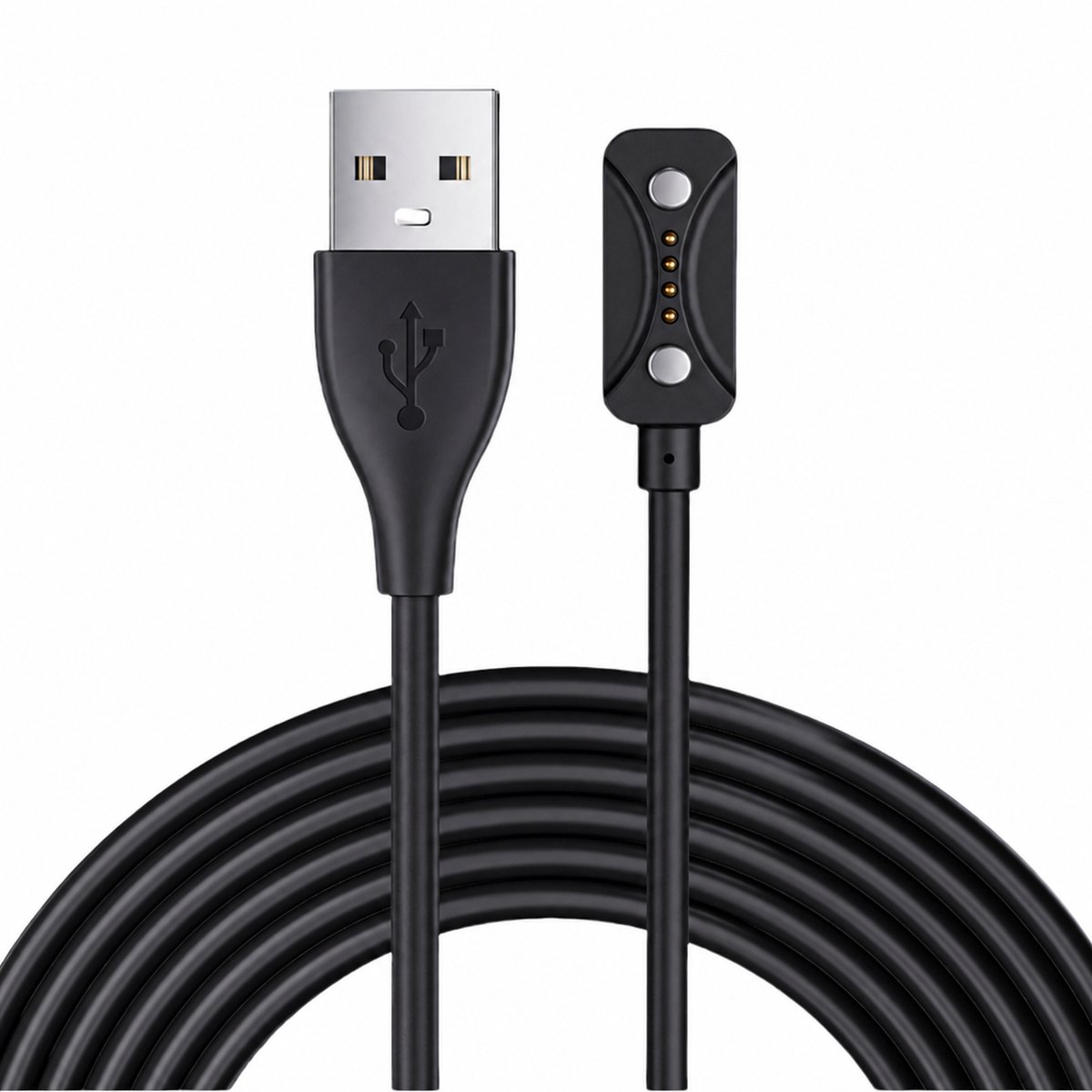 USB Oplader Geschikt voor Polar Ignite 3 / Pacer / Pacer Pro / Vantage V3 – Oplaadkabel – 1 Meter – Zwart