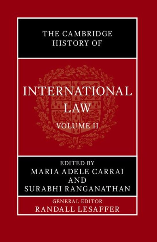 The Cambridge History of International Law - The Cambridge H ... - cover