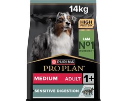 PURINA PRO PLAN Sensitive Digestion Medium Adult - Hondenvoer - Lam - 14 kg
