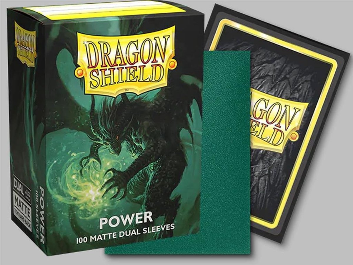 Dragonshield Box 100 Dual Matte Sleeves 'Power'