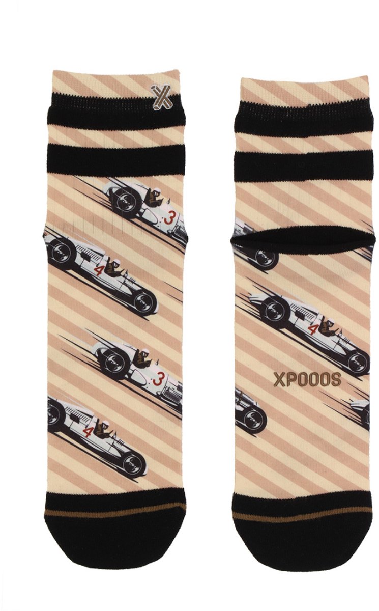 XPOOOS - Retro Heren Enkelsokken - 1-Pack - Maat 39/42
