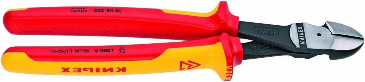 Diagonale Tang - Zijkniptang - Precisie Knipwerk - Hoge Hefboomwerking - 250 mm - Rood