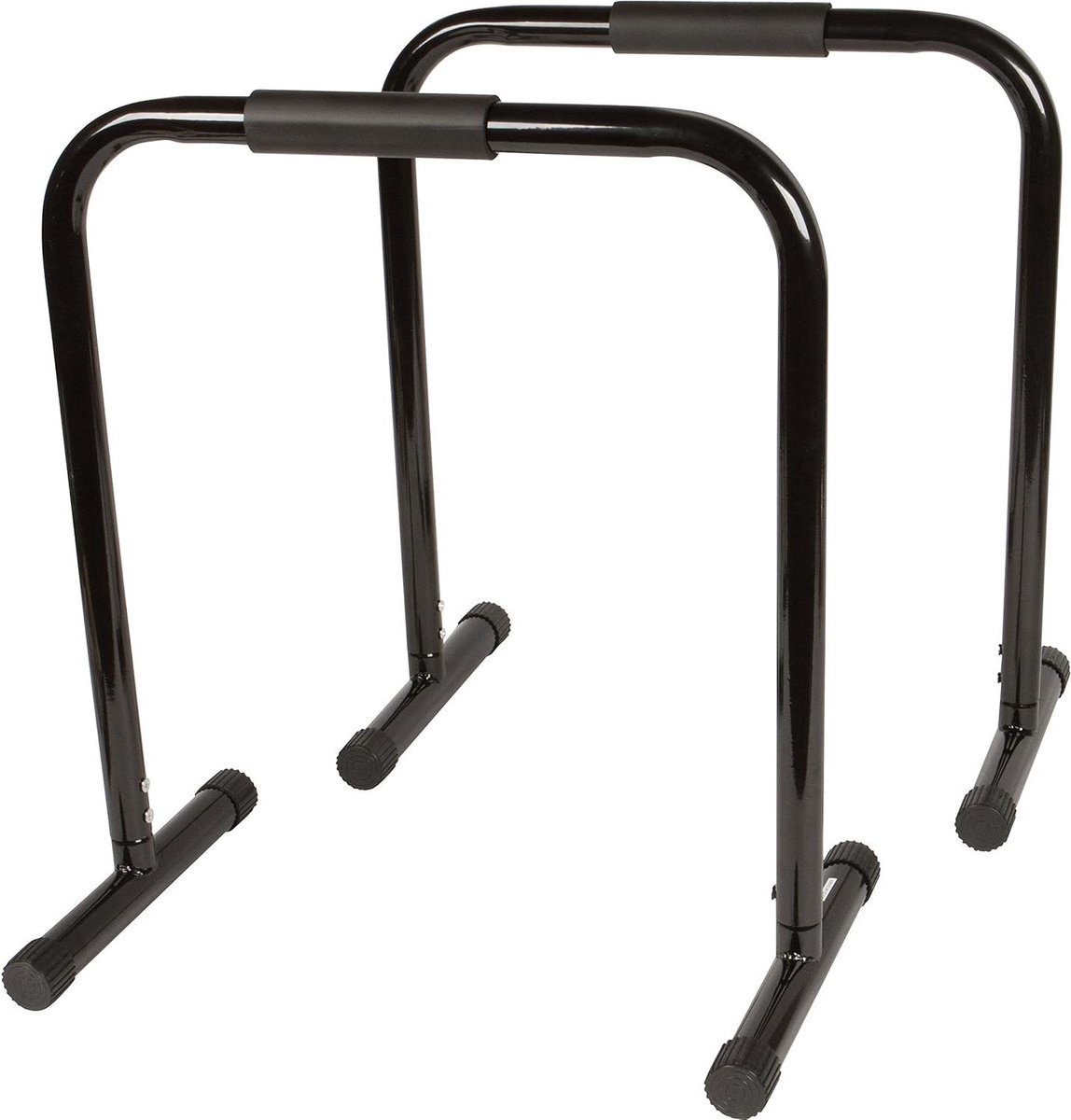Dip Station Bars - Fitness Stangen - Kracht Training - Eenvoudig te Monteren - 285 inch Hoogte - Zwart