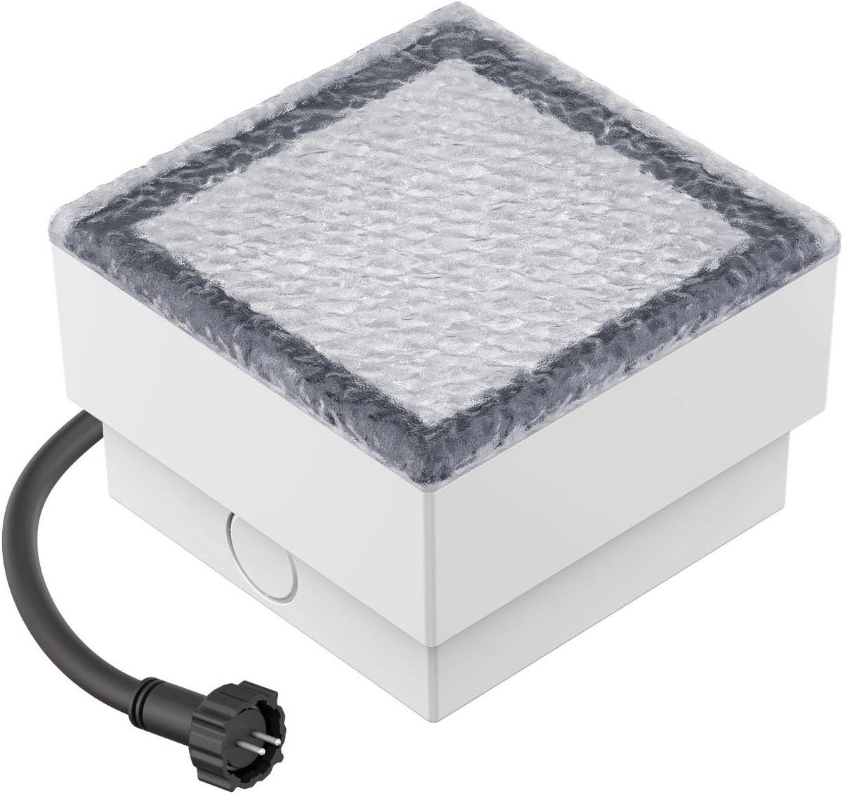 LED Stoeptegel Inbouw - Grondspot Tuin - Terras Verlichten - Beloopbaar tot 500kg - 10 x 10 cm - Koud Wit