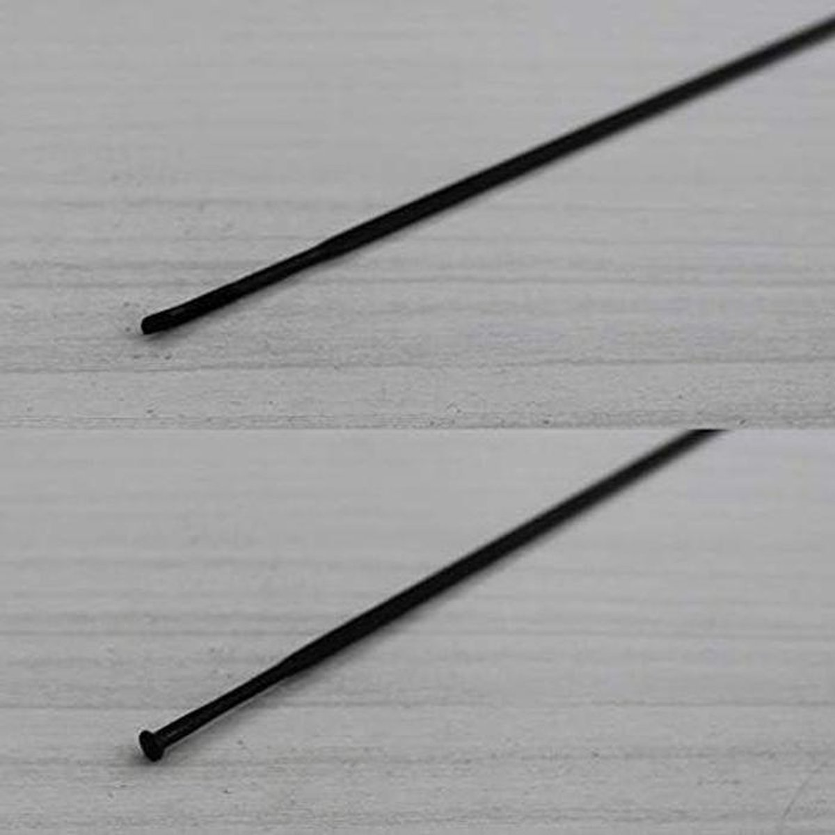 Fietswiel Spaken - Reserve Spaken - Fiets Reparatie - Origineel Vervangend Onderdeel - 295 mm - Zwart