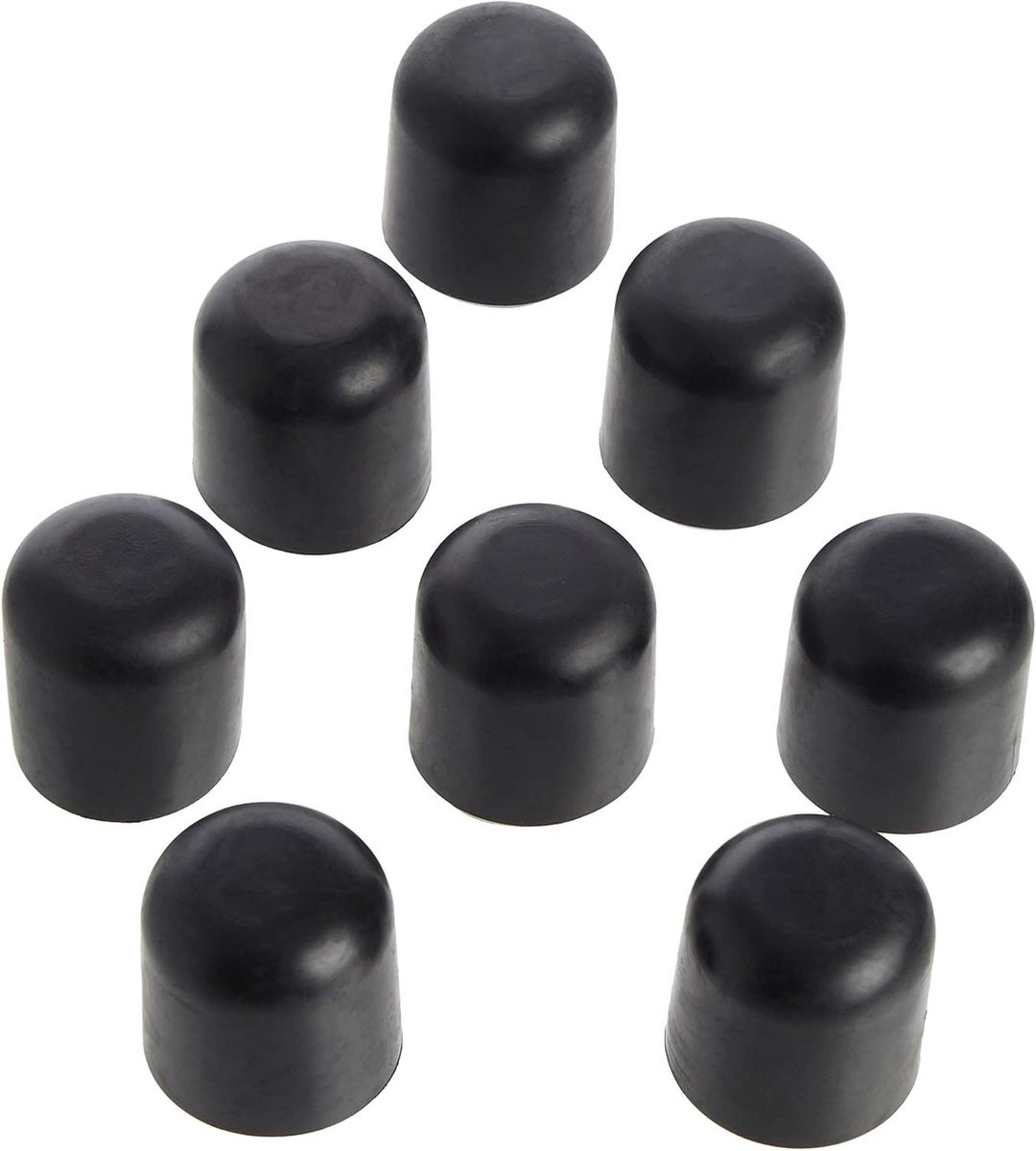 Stoelhoes Bescherming - Vloerbeschermers - Meubels Verplaatsen - Geluiddempend Rubber - 8 Stuks - Wit