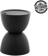 Kick bijzettafel Tess - zwart OUTDOOR