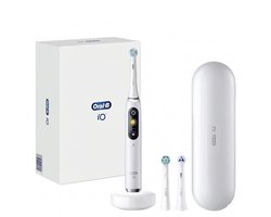 Oral-B iO Series 9 - Magnetische Tandenborstel - Alabaster White - AI technologie - Kleurenscherm - 5 poetsmodi - Smart etui