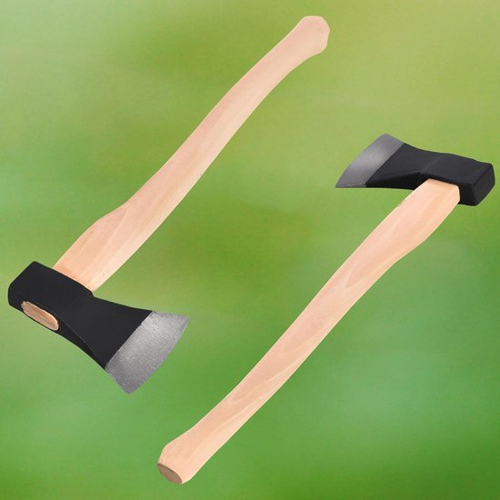 Houthakbijl 12 kg - Kloofbijl Houtbijl - Hout Kloven - Gesmeed Staal - 600 mm Lengte - Zwart — afbeelding 5