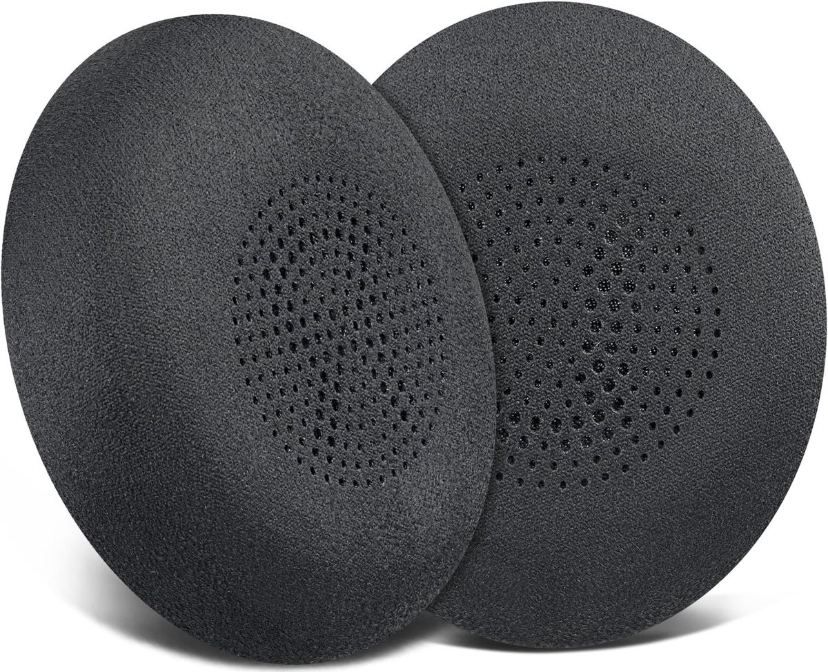 Vervangende Micro Suede Oorkussens voor Jabra Evolve2 65 en Evolve2 40 Headsets - Comfort, Geluid en Duurzaamheid