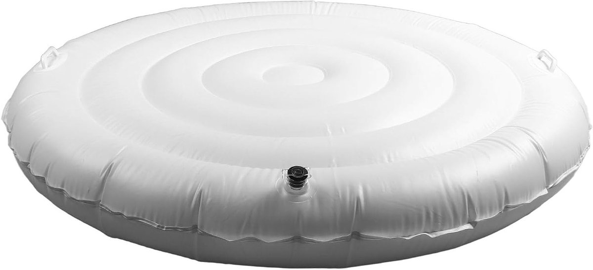 Opblaasbare Hot Tub Cover van 5,4 Ft - Energiezuinige, Vouwbare en Waterdichte Bescherming tegen Weersinvloeden voor Ronde Hot Tubs