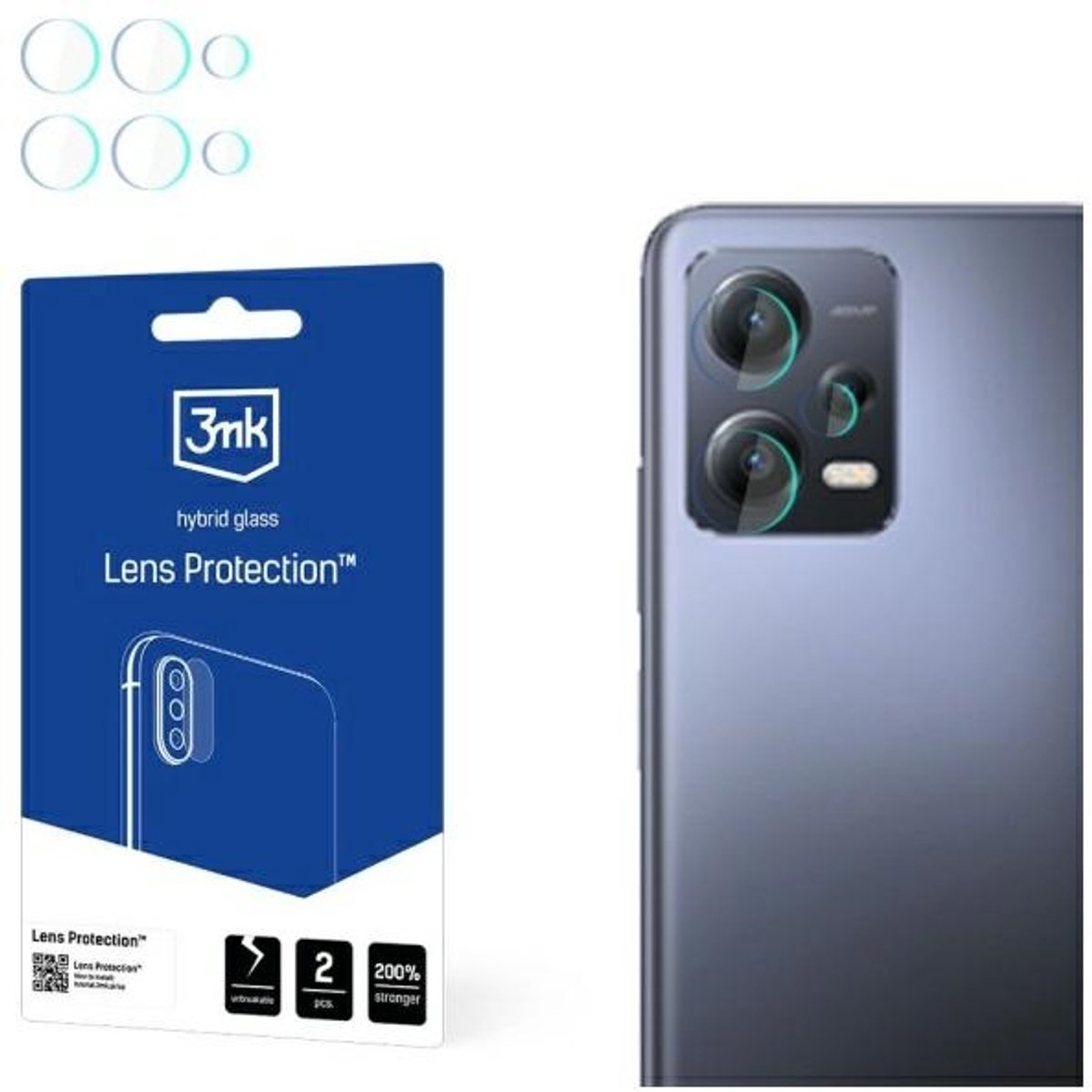 Redmi Note 12 5G - 3mk Lens Protection