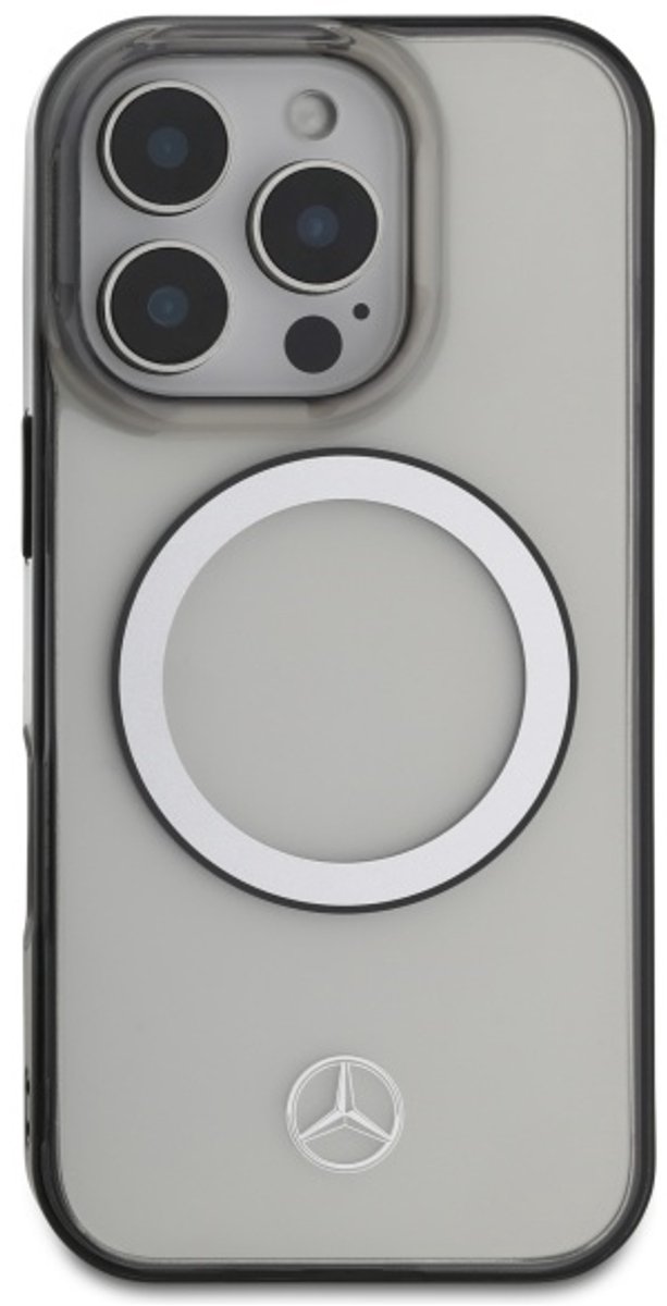 Mercedes iPhone 16 Pro Max - Transparant Hoesje Met MagSafe - Logoprint van Mercedes — afbeelding 5