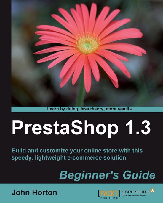 PrestaShop 1.3 Beginner's Guide - cover