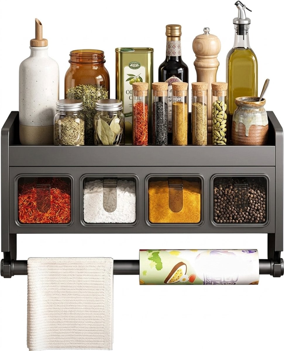 MRKK® Keukenrek Hangend - Wandrek - Organizer