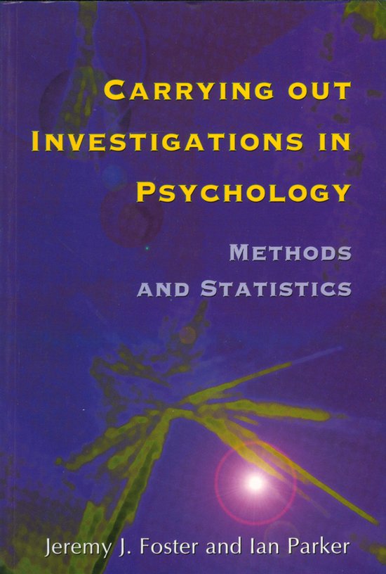 Carrying out Investigations in Psychology - cover