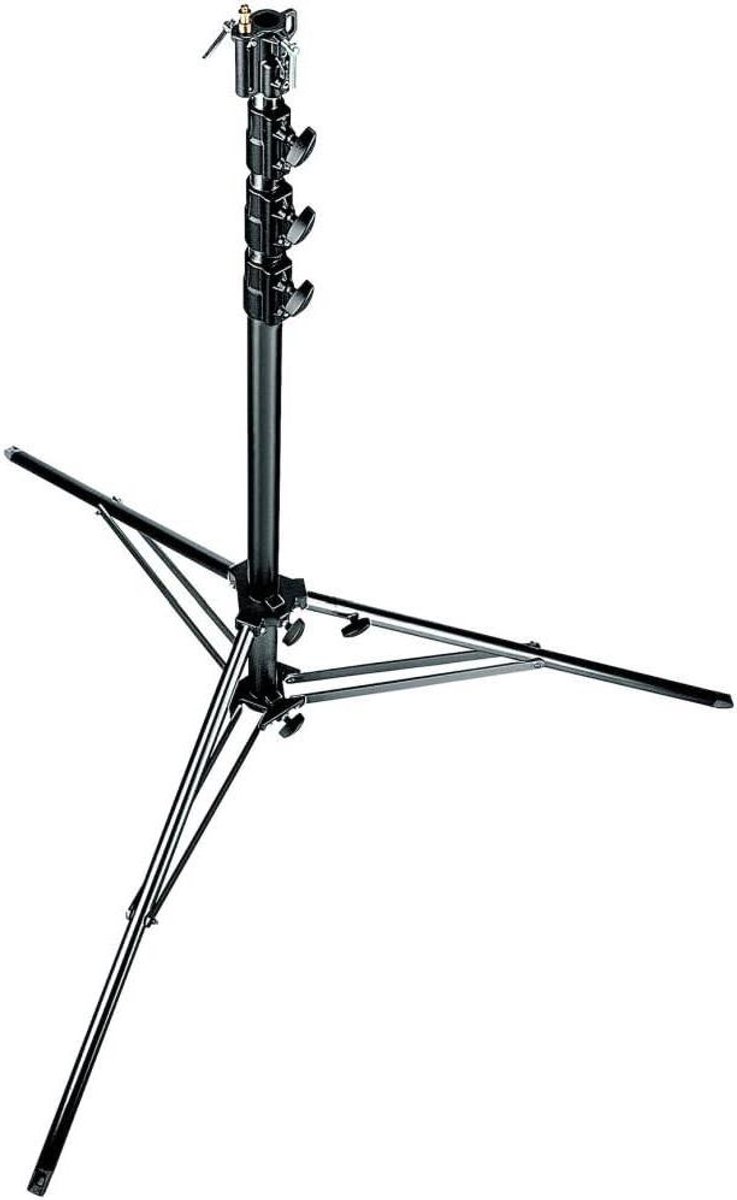 Aluminium Statief - Fotostatief - Stabiele Opnames - Hoge Maximale Hoogte - 455 cm - Zwart