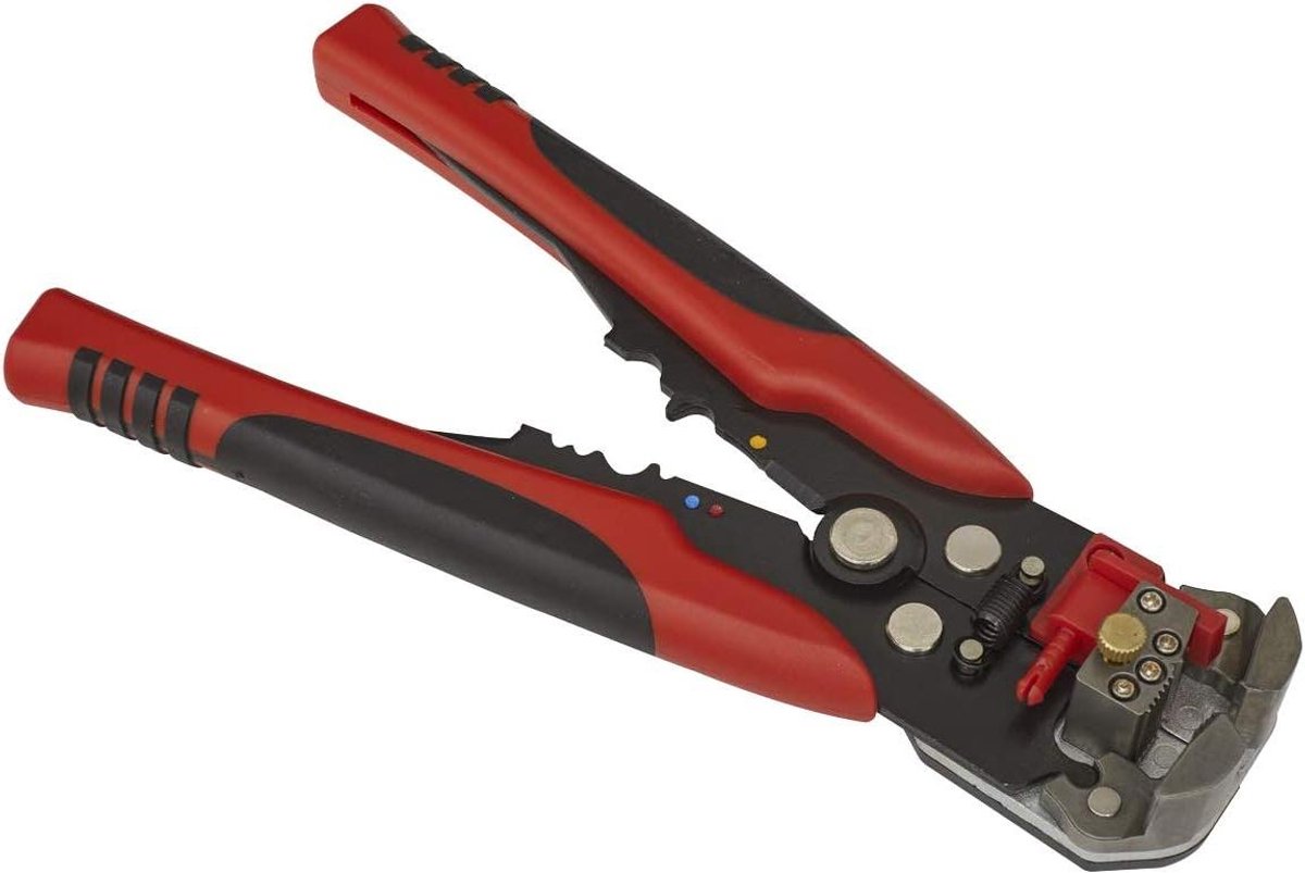 Automatische Draadstripper - Krimptang - Snel Draden Strippen - Zonder Draadschade - 0-6Mm2 - Rood