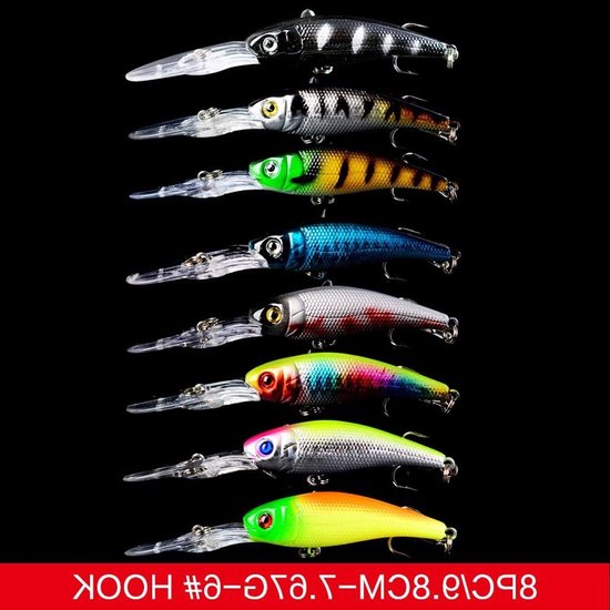 Complete Vissersset met Aasdoos en Accessoires - Spinnerbaits, Crankbaits en Vissenhaken voor Zoet- en Zoutwater — afbeelding 3