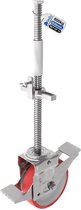 GEZU IMPEX Roulettes d'échafaudage Roues avec frein Galvanoplastie Lot de 12 600 kg pivotantes robustes pour de travail