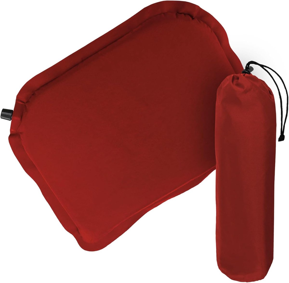 Opblaasbaar Kussen - Reiskussen - Opblaasbaar Zitkussen - Lichtgewicht En Snel Opblaasbaar - Kussen - Geschikt voor buiten - Lichtgewicht en draagbaar - Rood - 1 Stuk - van Imperatoris