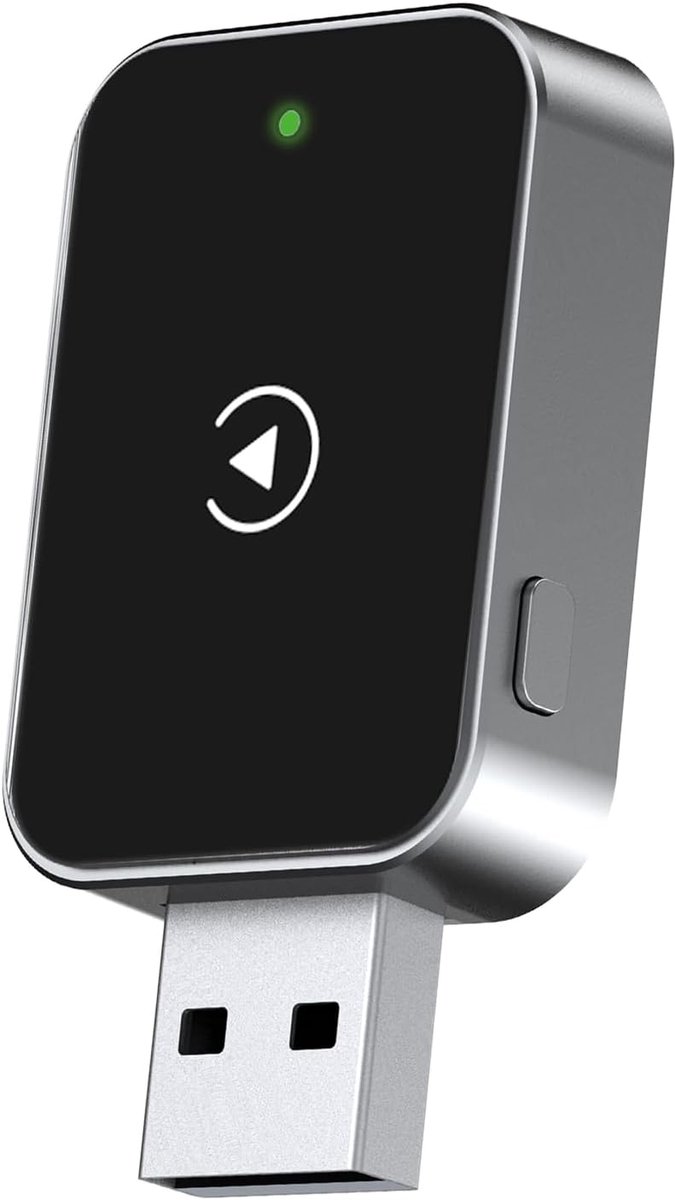 carmdering - Wireless Adapter - Draadloze Dongle - Auto Interface Converter - Plug And Play Installatie - Snelle Verbinding - Duurzaam ABS Materiaal - Compact Ontwerp - Kabelvrij Gemak - 1 Stuk