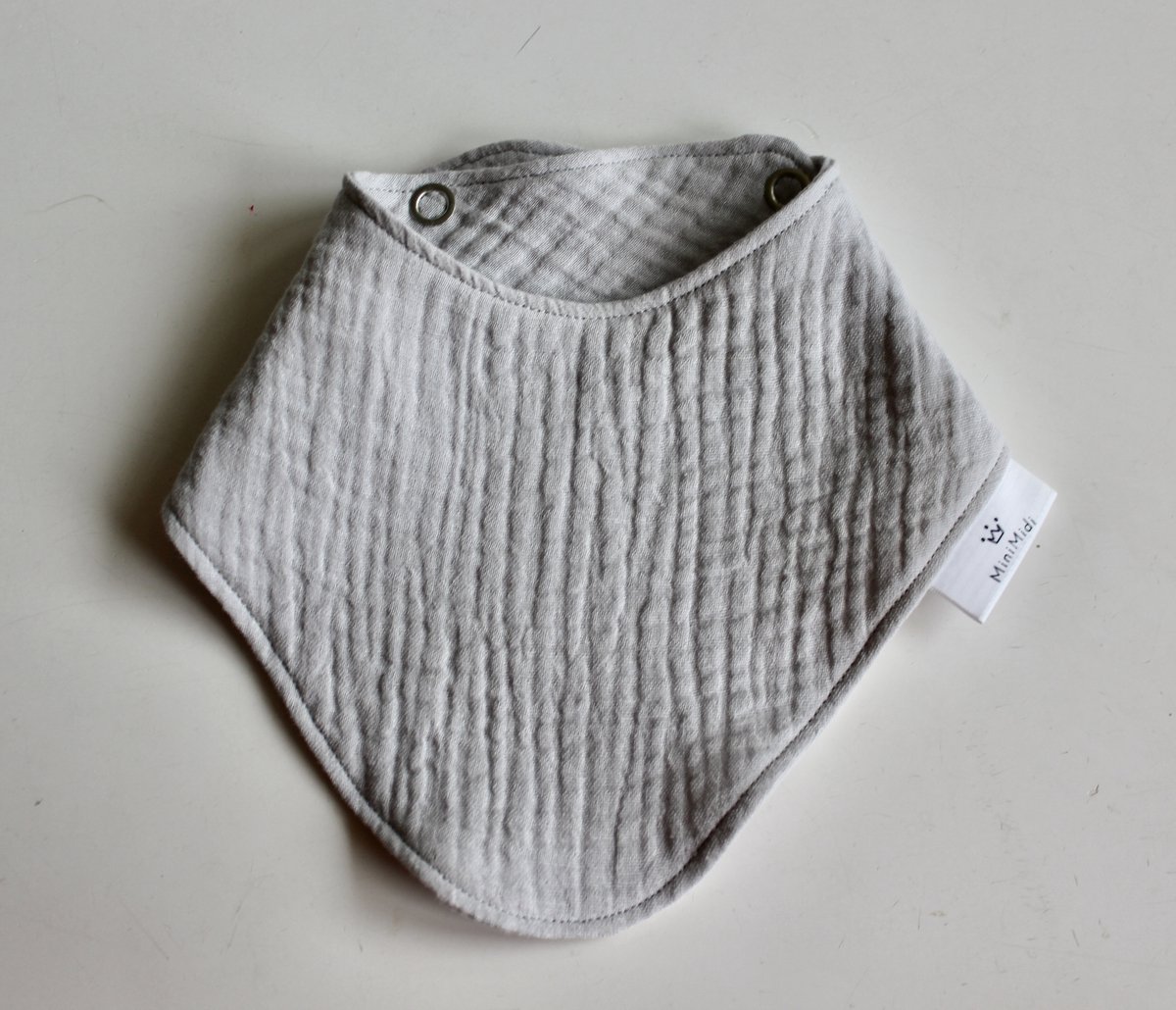 MiniMidi - Slabber - Grey (licht grijs) - per 2 stuks
