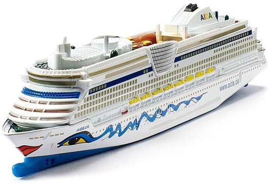 SIKU 1720, AIDAluna Cruiseschip, schaal 1:1400, metaal/kunststof