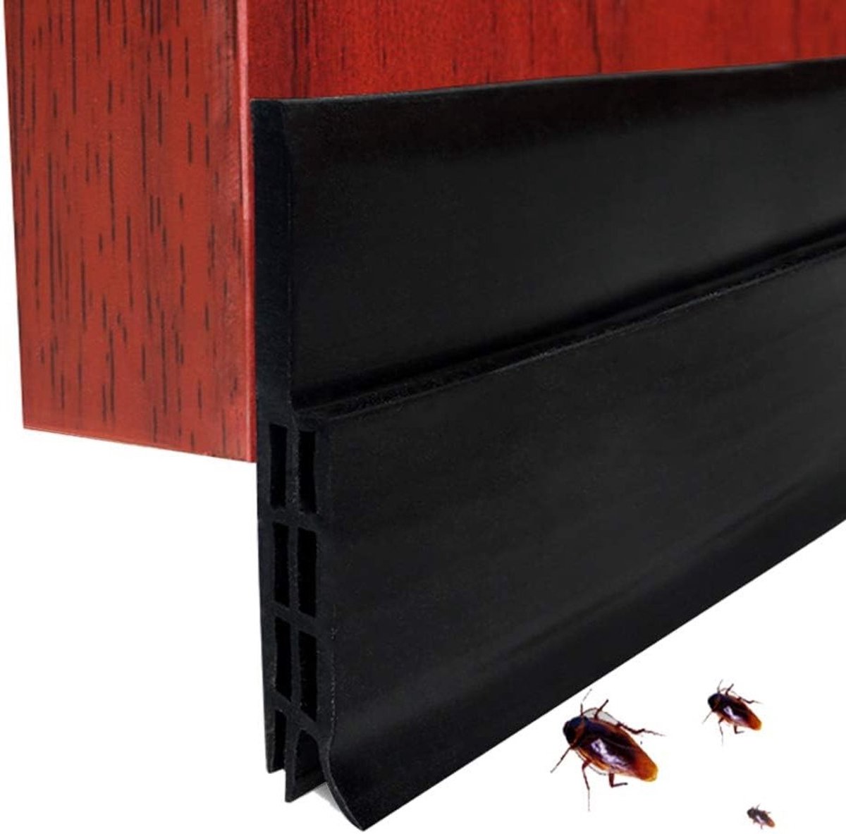 Zelfklevende Deurrubber, Insectenwering, Geluidsisolatie, Weerbestendig, Vervangingsstrip, 100 x 5 cm, Effectieve tochtstrip voor deuren en ramen