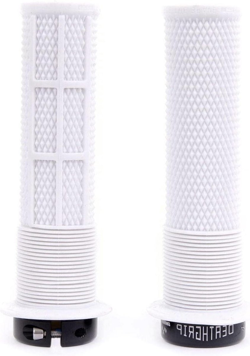 Fiets Handgrepen - Stuurgrepen - Comfortabel Fietsen - Drie Delig Greeppatroon - 29.8 mm - Wit