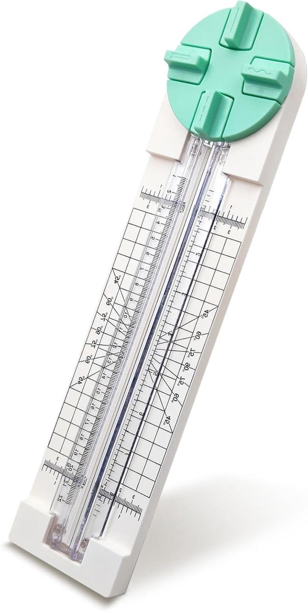 Papier Snijder - Papier Snijmachine - Hobby Projecten Maken - Vier Snijvormen - 40 cm - Groen