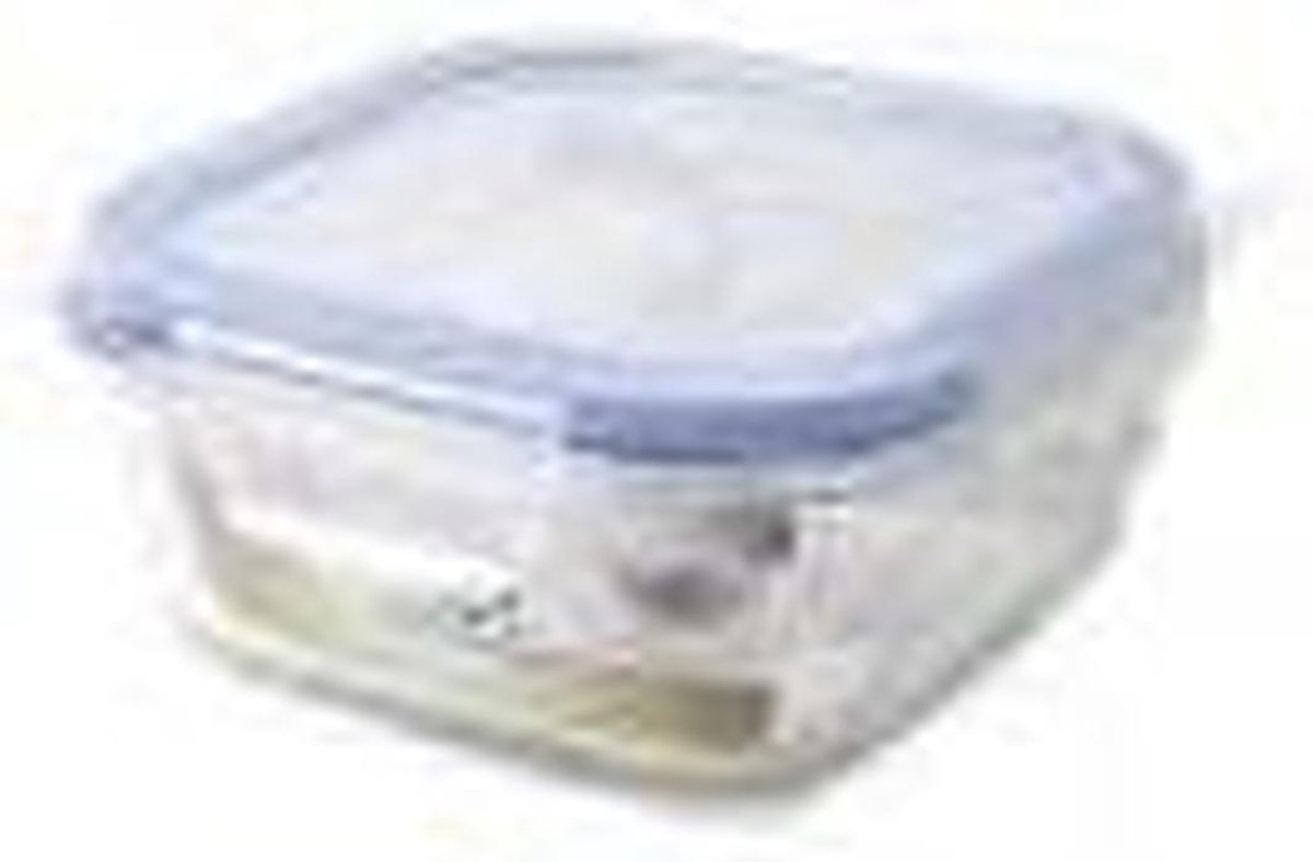 Vierkante Doos - Voedselcontainer Deksel - Voedsel Bewaren - Luchtdicht Deksel - 100 Gram - Glas