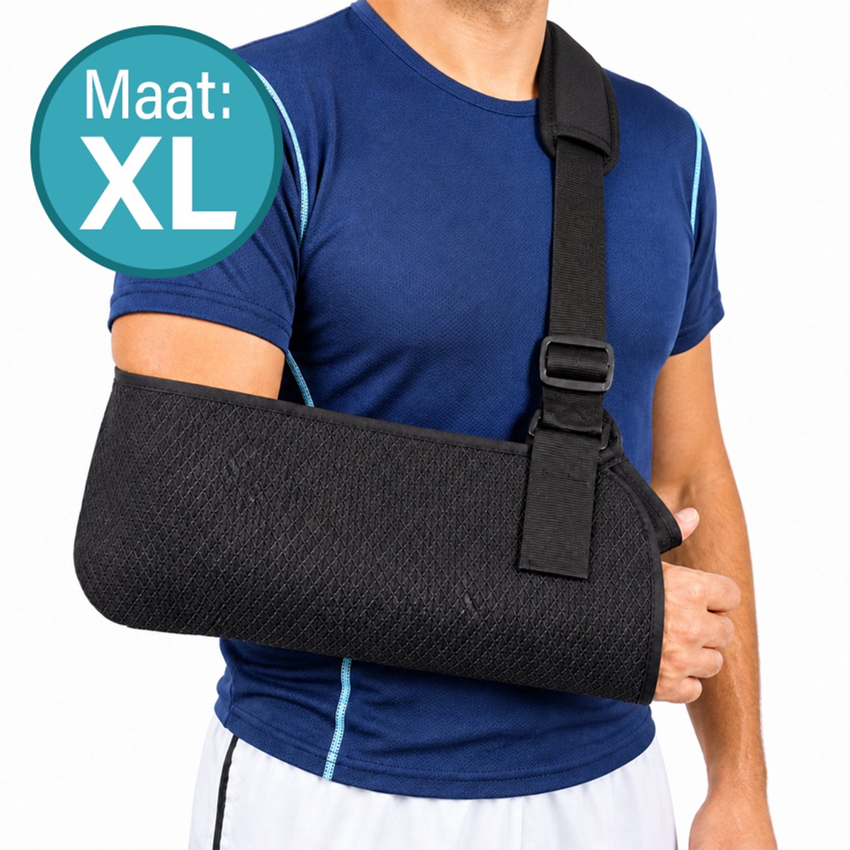 Mitella Schouder, Elleboog & Pols Verstelbaar Maat XL - Arm sling – Armdrager – Links & Rechts