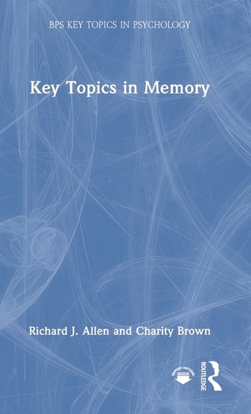 BPS Key Topics in Psychology- Key Topics in Memory - cover