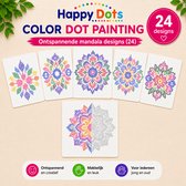 HappyDots Color DOT Painting set Mandala A4