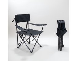 HUSH Outdoor Campingstoel - lichtgewicht - opvouwbaar - bekerhouder - 80*50*50cm
