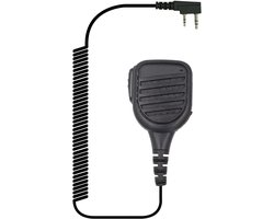 Hoornie - IP67 Waterproof Speaker Microfoon voor Kenwood & BaoFeng met Kevlar kabel Oa. TK-3301, TK-3401, TK-3501, TK-3701, NX-1200, NX-1300, NX-330, PKT-300 en Baofeng UV-5R
