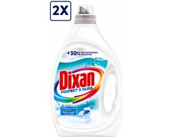 2 x Dixan Wasmiddel Perfect & Gliss - 40 Wasbeurten - 2L