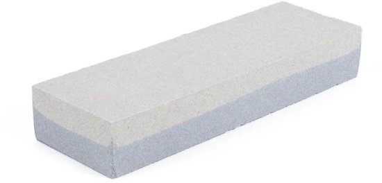Pierre à aiguiser / pierre à aiguiser double face grain fin et gros grain - 15 x 5 x 2,5 cm - Aiguiseur